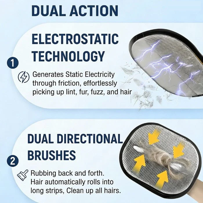 Electrostatic Mesh — Why It Pulls Out Hair Lint Rollers Leave Behind